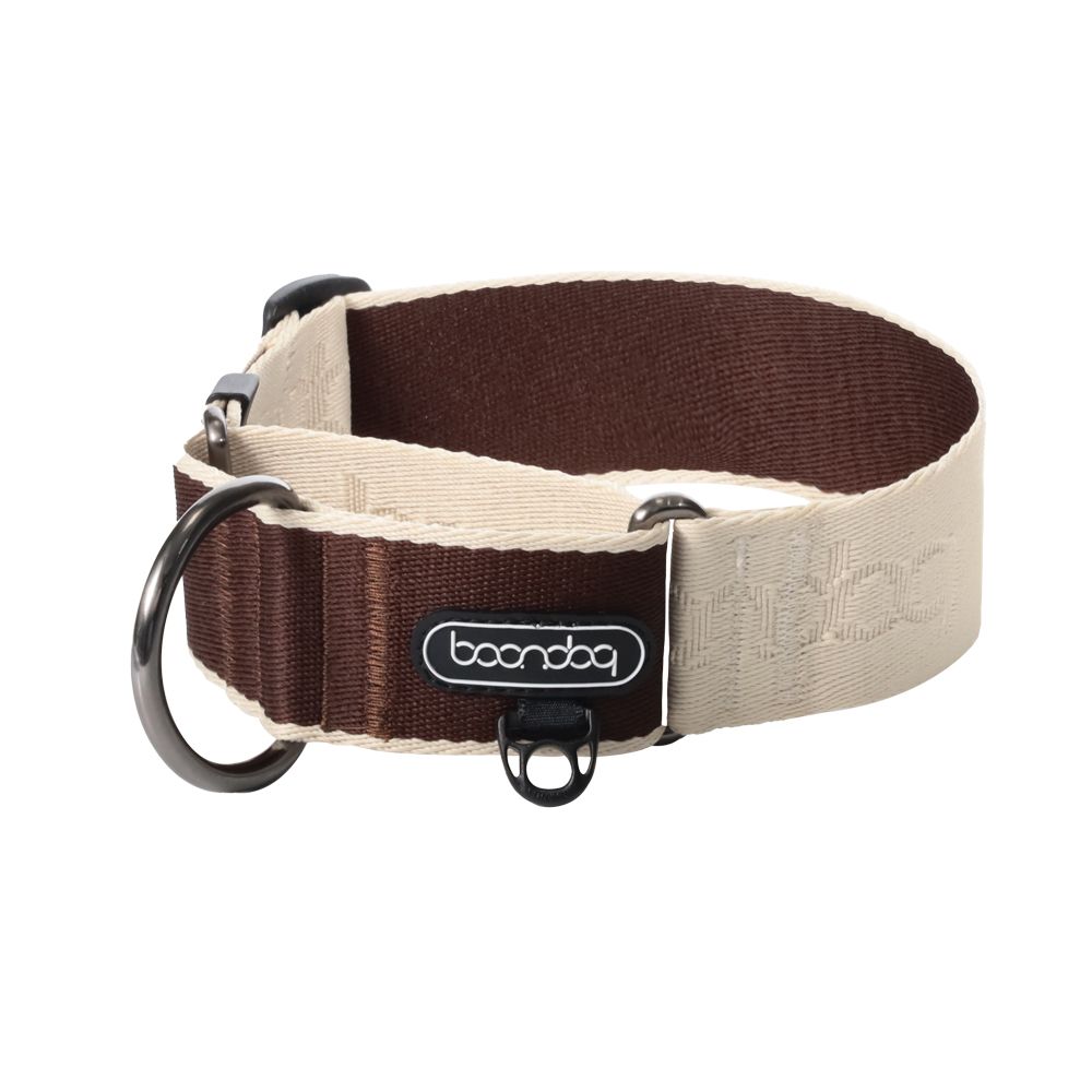 분독 마틴게일 와이드 목줄 베이지브라운