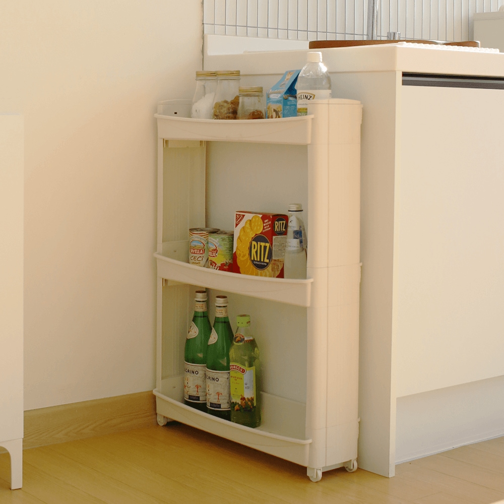 리빙보 와스프(WASP) 이동식 틈새 선반 3단