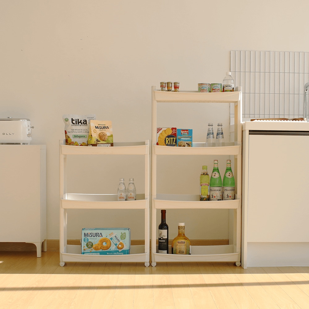 리빙보 와스프(WASP) 이동식 틈새 선반 4단