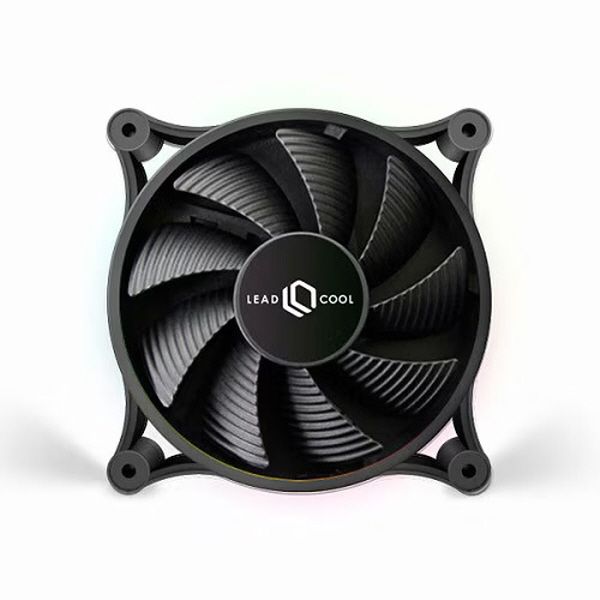 leadcool 120 블랙 시스템 쿨러 케이스 120mm 팬 저소음 쿨링팬