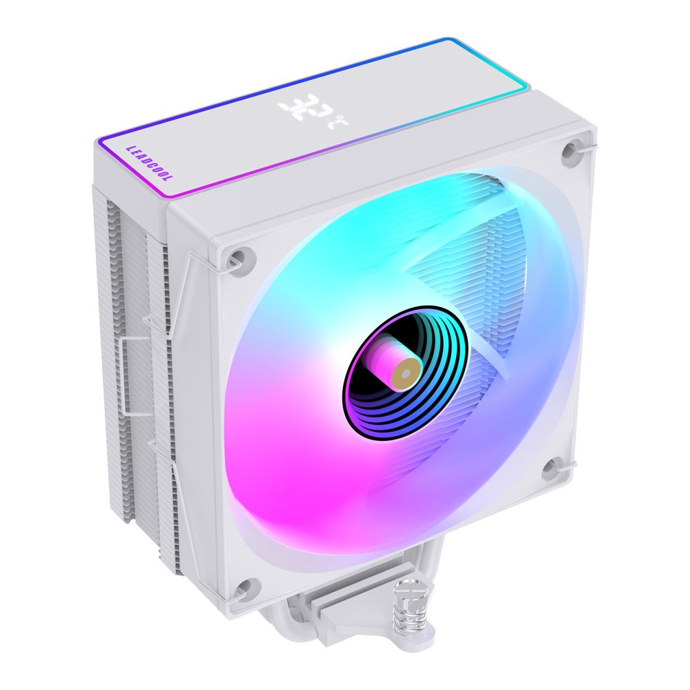 leadcool AC-3100 DIGITAL 화이트 ARGB CPU 공랭 쿨러 냉각 쿨린팬