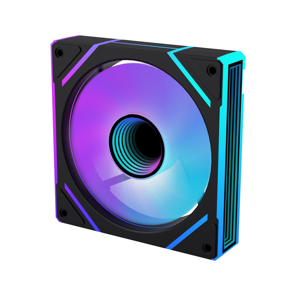 AONE STORM 인피니티 PRO ARGB PWM 리버스 블랙 120mm 쿨링팬
