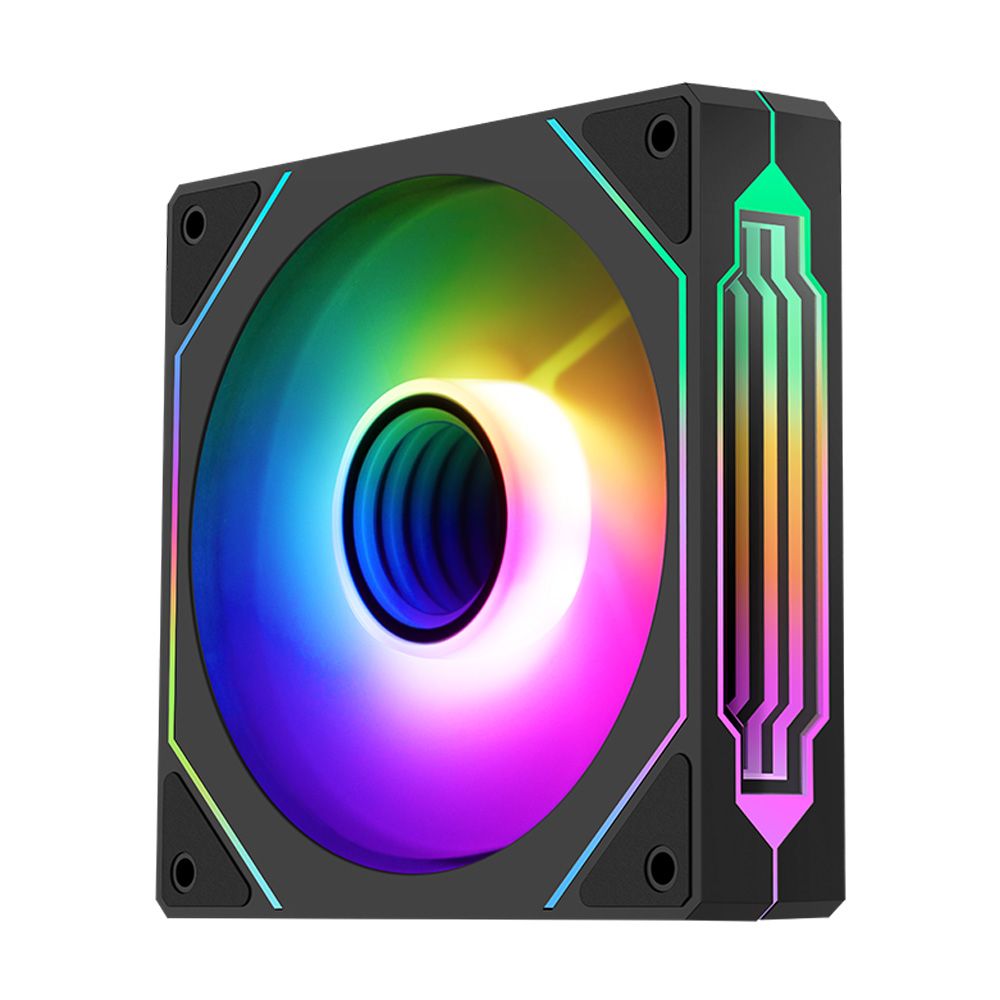 SEGOTEP NR12 리버스 ARGB PWM 블랙 시스템쿨러 120mm 저소음 쿨링팬