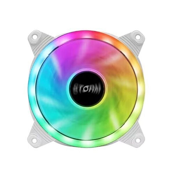 AONE STORM ARGB 더블링 120 화이트 케이스쿨러 120mm팬 쿨링팬