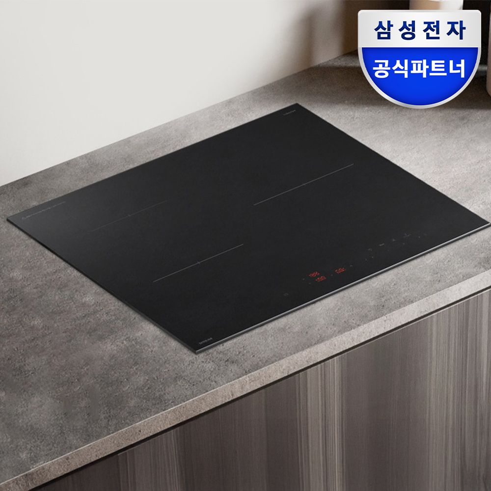 삼성전자 비스포크 NZ63DB503CFT 무광 블랙 인덕션 3구 빌트인 전기레인지