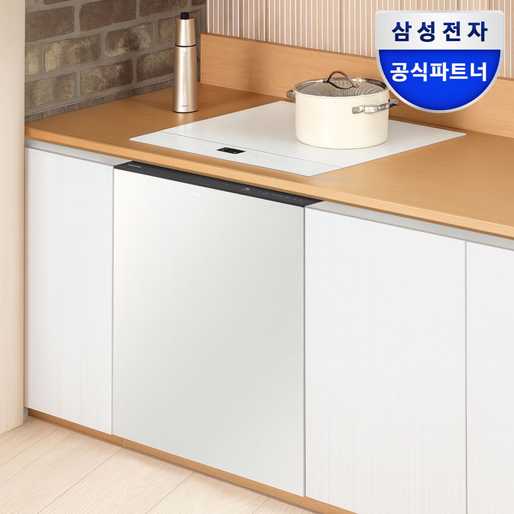삼성전자 비스포크 1등급 히든 14인용 식기세척기+3구 인덕션 CC80F63W1Z