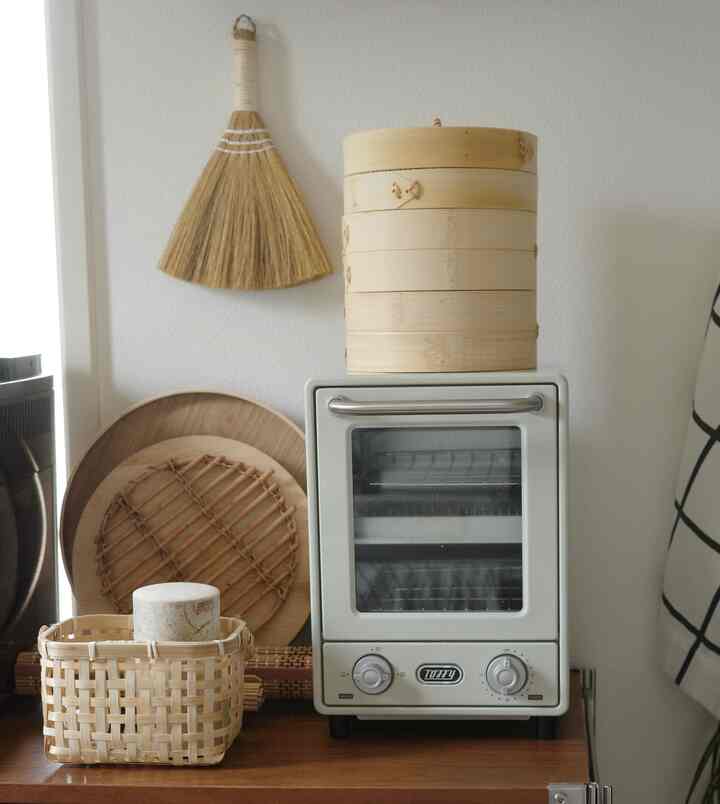 Baskets and bamboo have been gathering around the kitchen 🧺
#kitchen #キッチン家電 #無印良品 #せいろ #蒸篭