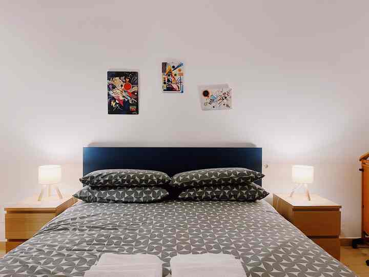The bedroom during our visit in Vigevano

#contemporary #bedroom #airbnb