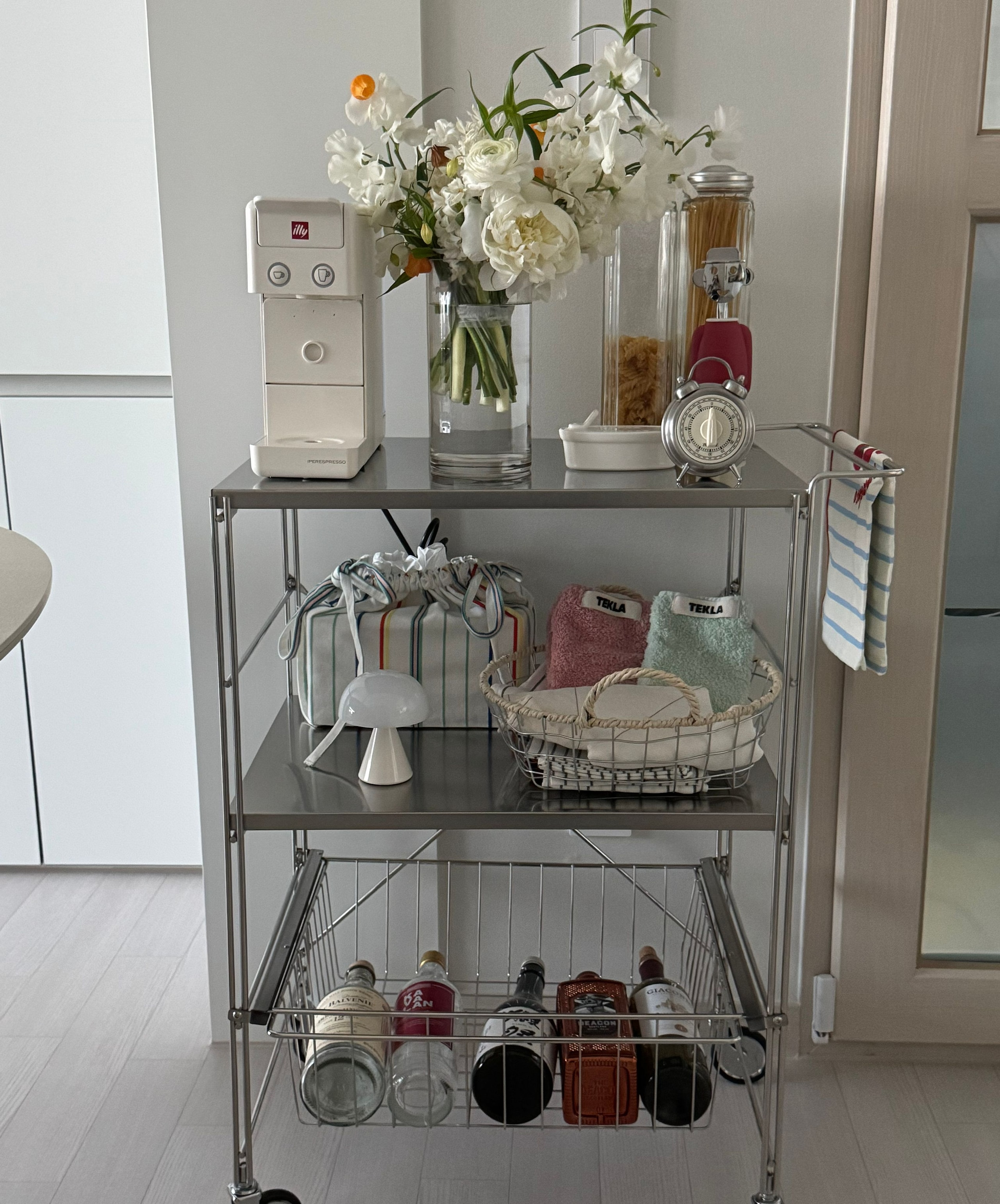 Flat Stainless Steel 3-Tier Trolley Wagon user photo