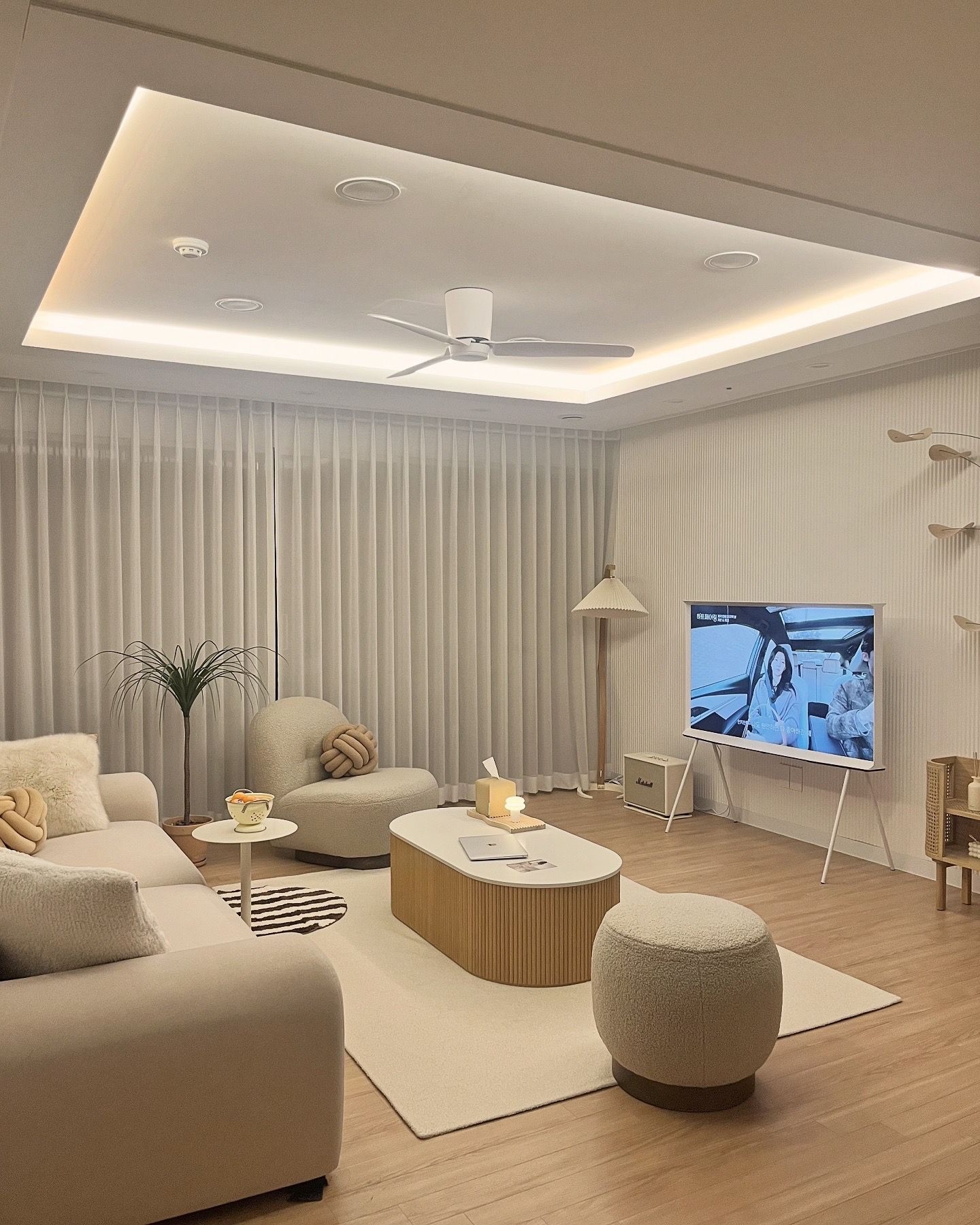 Mocha Stripe Half-Moon Accent Mat user photo