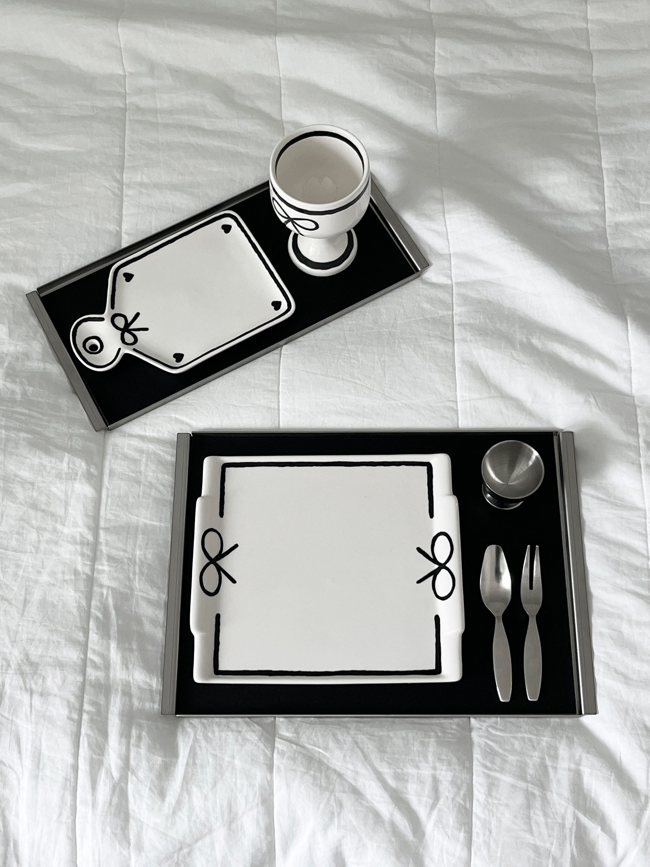 Ribbon & Heart Cheese Plate Set user photo