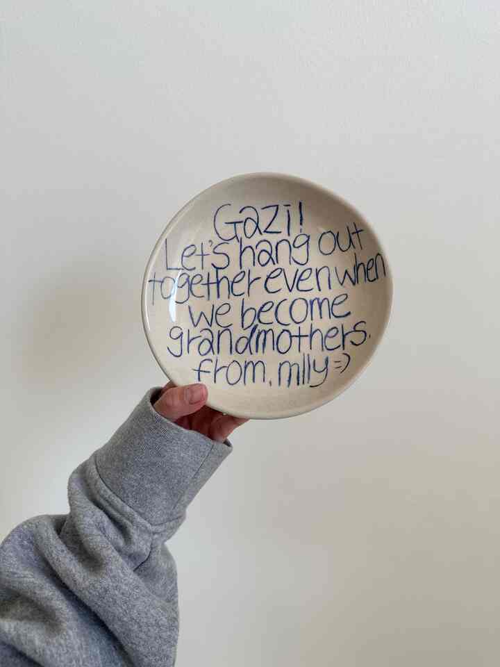 My lovely freind made it for me 💟💟

#ikea #cutedish #plate #ikeasofa #spring