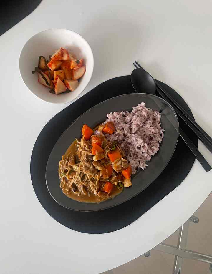 Ellipse ランチョンマット 2枚セット［6色］を使ったコーディネート 3