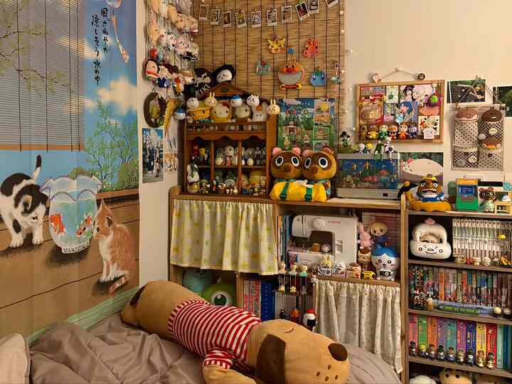 ＃私の家フォトゾーン好きなものでいっぱいの本棚🤍

＃美しいテム最高屋