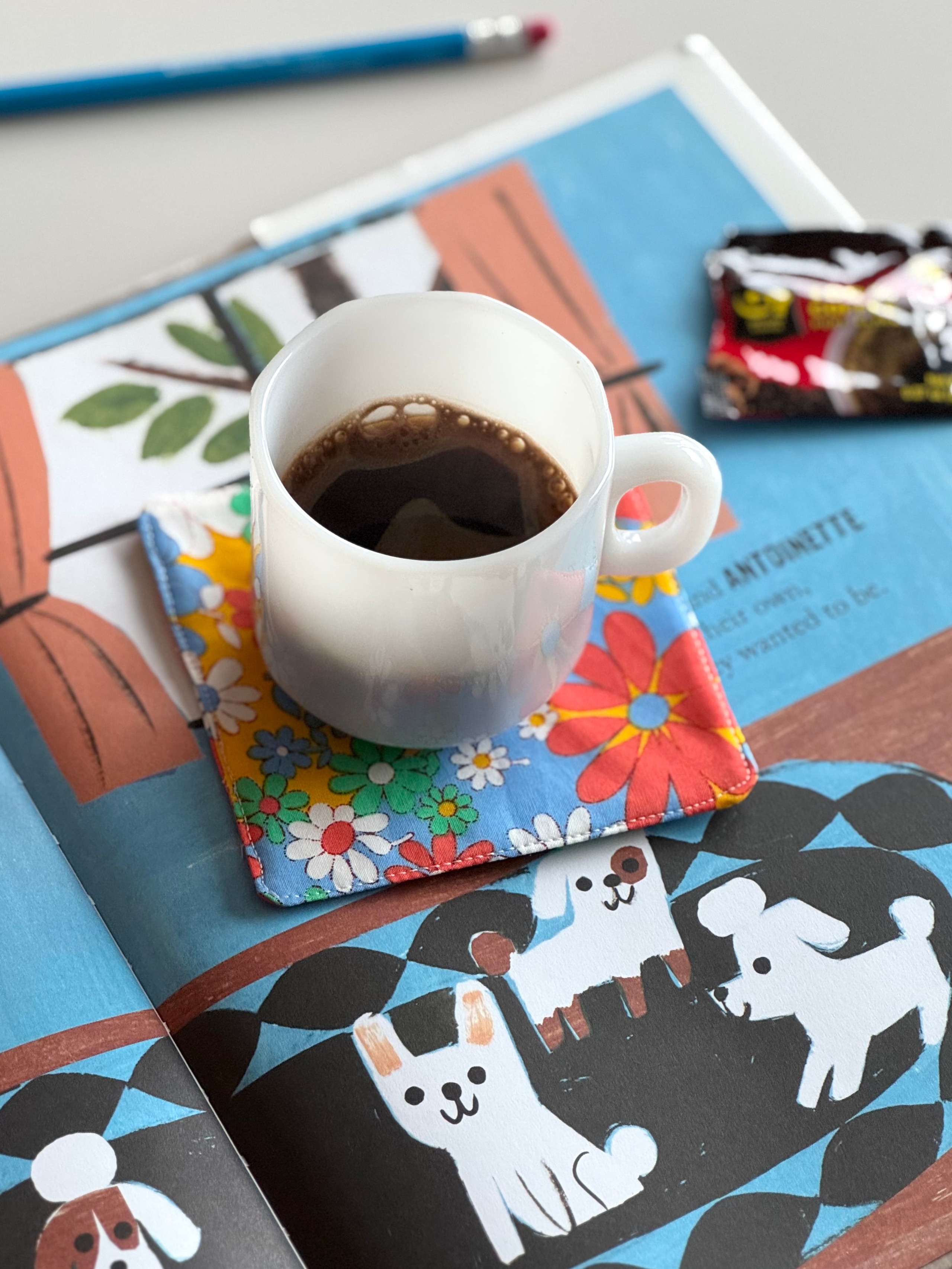 Milk Glass Coffee Cup & Saucer Set user photo