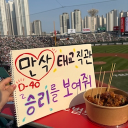 ⚾️야구_zip
신랑따라 롯데 응원해요➰😎
지인찬스로 테이블석 구매했는데 너무 편하고 좋아요🫢
역시 비싼게 좋은..!ㅎ
사직은 들어가는 입구부터 정겨움max
어머니 아부지들이 오징어, 쥐포, 얼음물, 김밥 등
파라솔펴고 판매하셔요~
그나저나 승요는 언제할까요..😅
#야구 #야구장 #부산 #사직 #롯데 #응원 #만삭 #여행 
#여행기록 #소통 #좋아요 #팔로우 #맞팔환영 