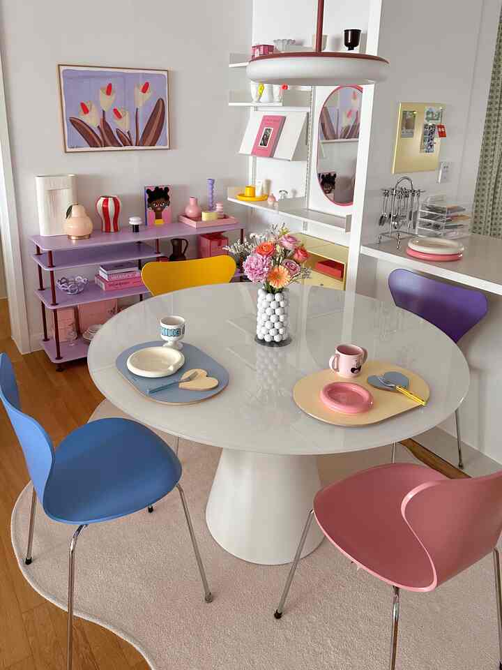 【DOUBLE NOD】ラウンド プレート S［3色］を使ったコーディネート 3