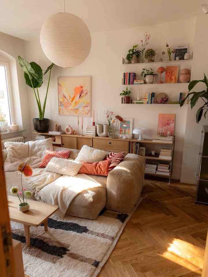 Soft textures, warm tones, and just enough color to keep things interesting 🌿 It’s calm, collected, and totally lived-in—aka, my kind of cozy 🤎

Credit:@caropeony

#SoftMinimalism #NeutralHomeVibes
#ModernCalm #WarmAndMinimal
#CozySpacesOnly #LessButLovely
#ColorWithCalm #SlowMoodDecor
