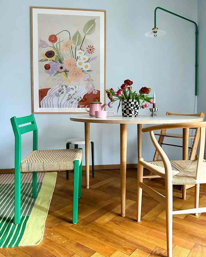 <p data-start="0" data-end="103">Soft tones, fresh blooms, and a touch of charm 🌿🌸<br data-start="51" data-end="54">
Every corner feels like a little piece of art ✨</p>
<p data-start="105" data-end="131">Credit: @anna.im.quadrat</p>
<p data-start="133" data-end="174" data-is-last-node="" data-is-only-node="">#ScandiVibes #CozyDining #InteriorInspo</p>