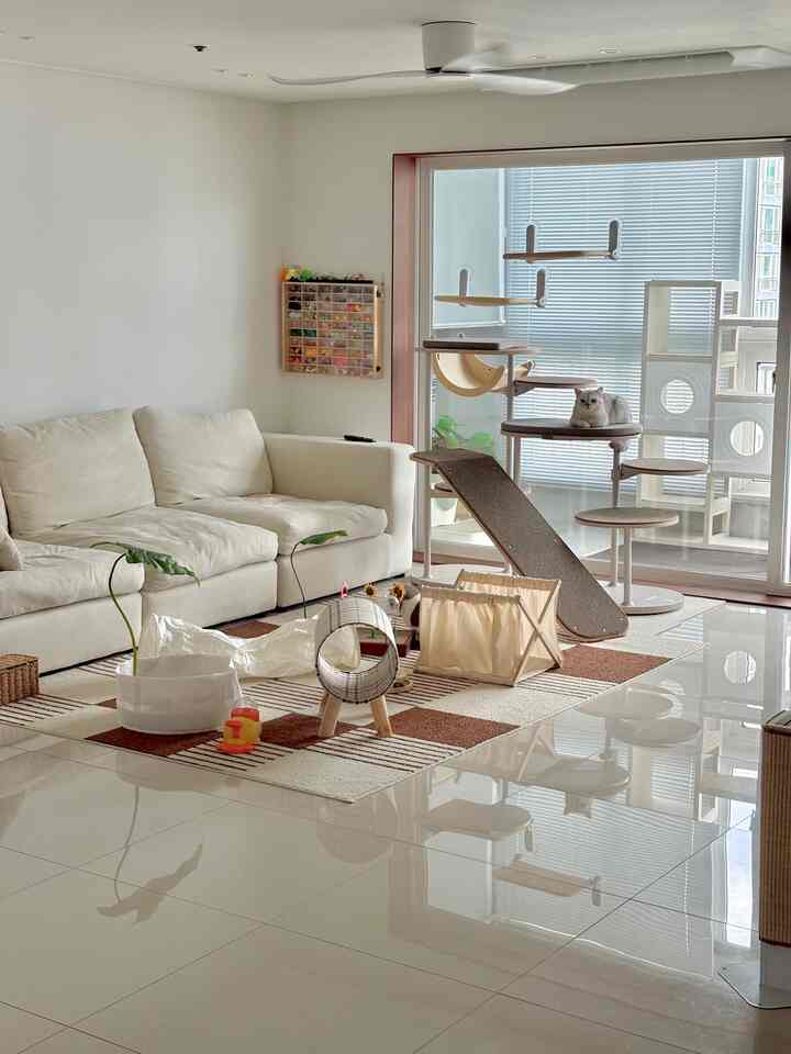 キャットタワー 2x4［7色］を使ったコーディネート 2