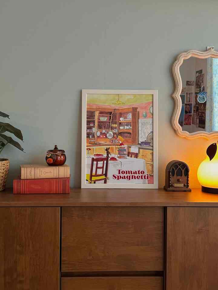 #맞팔 #콘수프기록집 #예쁜템최고야  #포스터액자 #포스터인테리어 
今回は乙支に出かけたときに訪れたヴィンテージ小物店で販売していた可愛いおとぎ話感ポスターです。
知人にプレゼントいただきました。ついに家の額縁まで
サイズ
ポスターはヴィンテージ製品ではありません🥰
