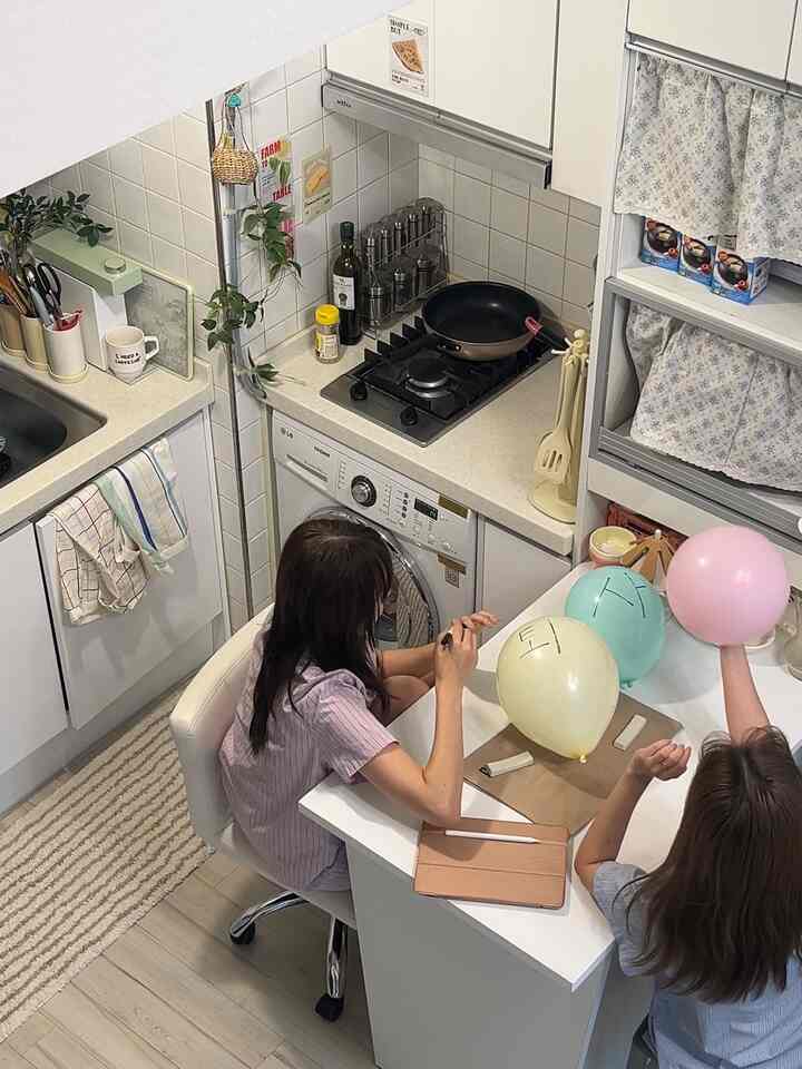 グリッド ハーフエプロンを使ったコーディネート 3