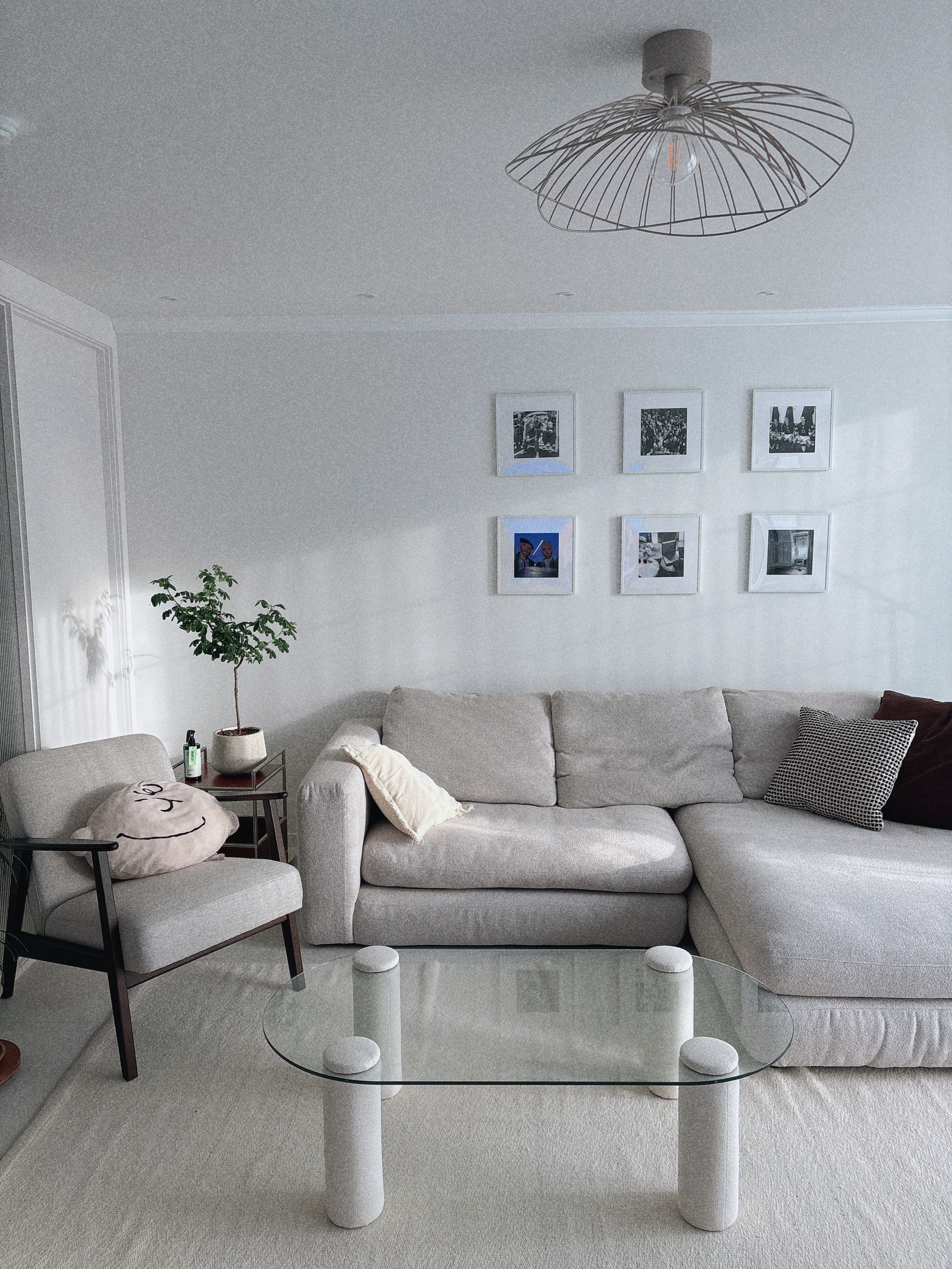 Wood & Steel Rolling Side Table user photo