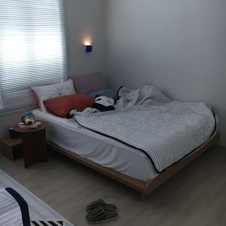 コットンモダール ストライプ カバーのいらない布団セット［6色・3種・4サイズ］を使ったコーディネート 3