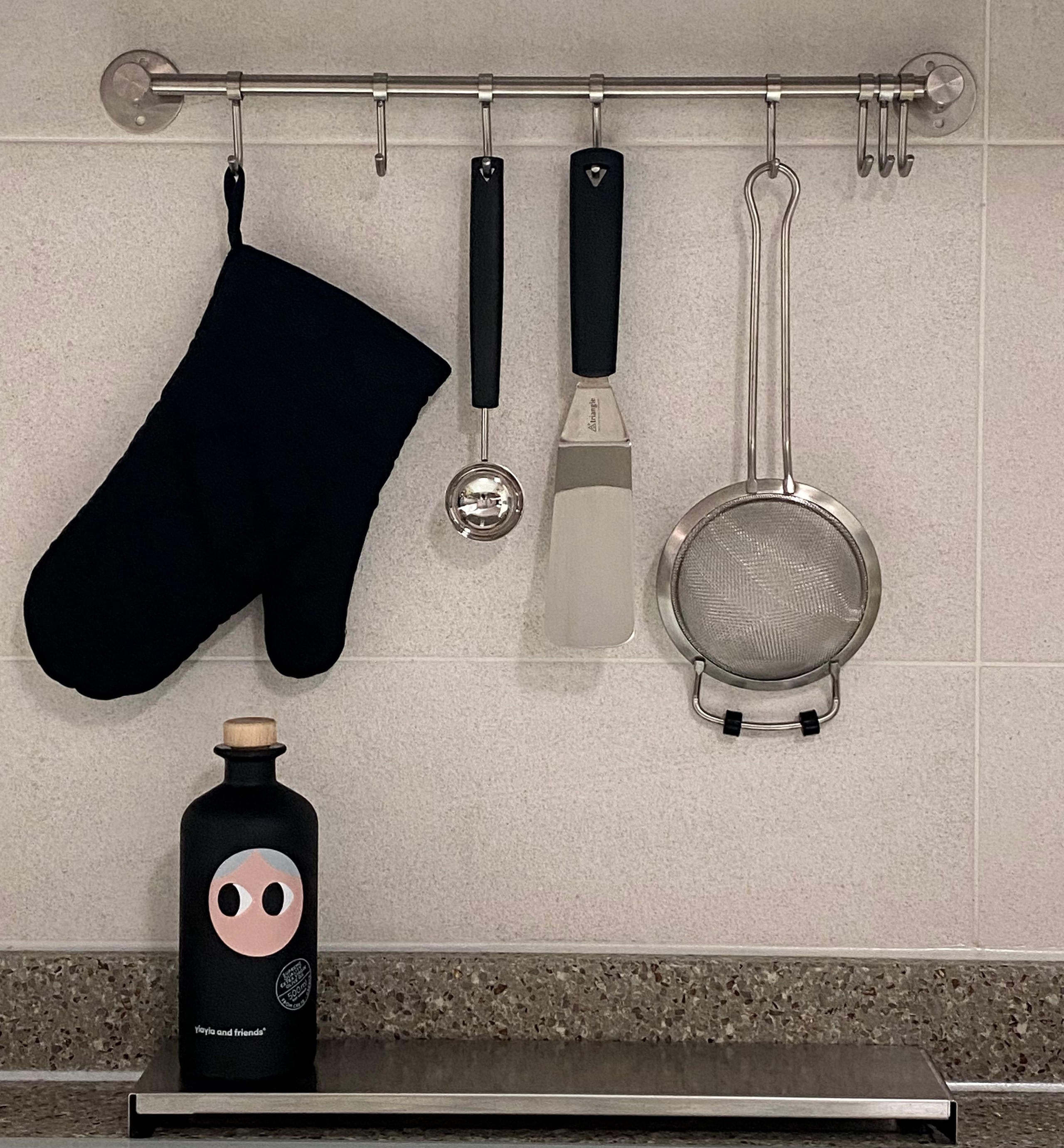 Adjustable Stainless Steel Kitchen Side Shelf user photo