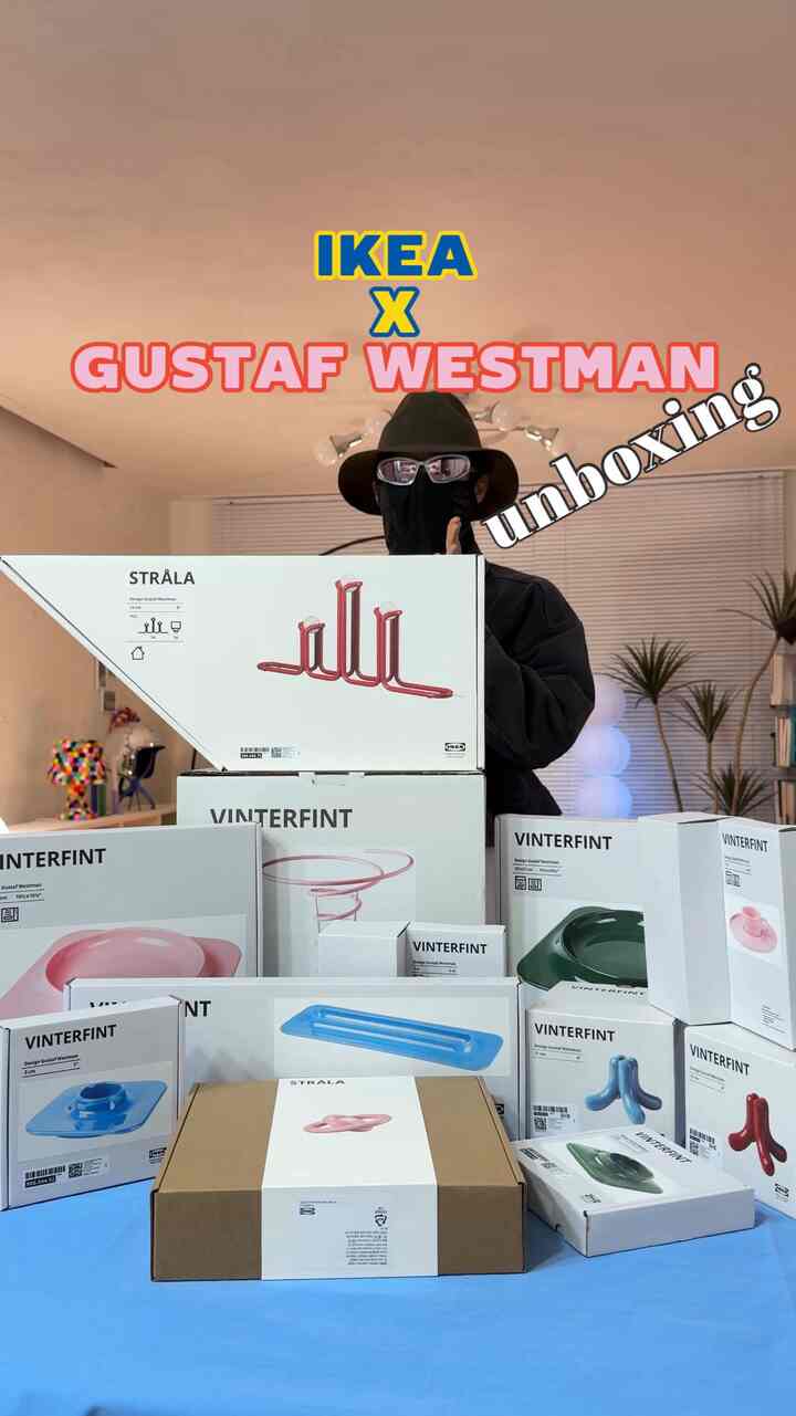 長い間憧れてきたデザイナー、グスタフ・ウエストマン
（またはグスタフベストのみ）

彼の色とデザインはずっと前から私に 
自由と創造性へのインスピレーションを目覚めさせてくれました。

今回IKEAオンラインで10％割引クーポンを毎回
オフラインで直接走って、触って見て購入しました:)

生きてみるとIKEAのおかげでグスタフのコラボ商品を直接触ってみて、安く購入できる機会も訪れますね！
（IKEA本当にありがとう！🙏🏻）

ASMRで記録できたのは
単純なアンボクシングを超えて私が想像した喜びを
現実で体感する瞬間でした。

箱を開けて、指先で材質を感じる時間の間、
本当に嬉しかったです。

短いですが、この映像にはそれに対する憧れとときめきがそっくり込められています。 😁

IKEAの人気とグスタフの独創性が出会う
芸術を私たちの家でも体験できるようになりありがとうございます。

おそらくこれは今回@ikea x @gustafwestman
コラボレーションの本当の意味ではないかと思います。

生きながら初めてASMR映像を用意してみました。
足りないけど、楽しく見ていただければ幸いです🙏🏻

🎧皆さんも目と耳で一緒に楽しんでください。

#グスタフベストマン #グスタフウエストマン #イケア #イケアおすすめテム #ヴィンテールピント #ストロラ #イケア飾り屋 #イケア飾り私たちの家 #ホームデコ #家飾り #家飾り小物 #リビングインテリア #インテリア #インテリア小物 #ikea #ikeahack # ＃カラーテリア＃コンスープ記録＃コンスープ記録集