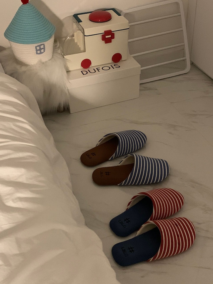 Monica Stripe Room Slippers (10 colors) user photo