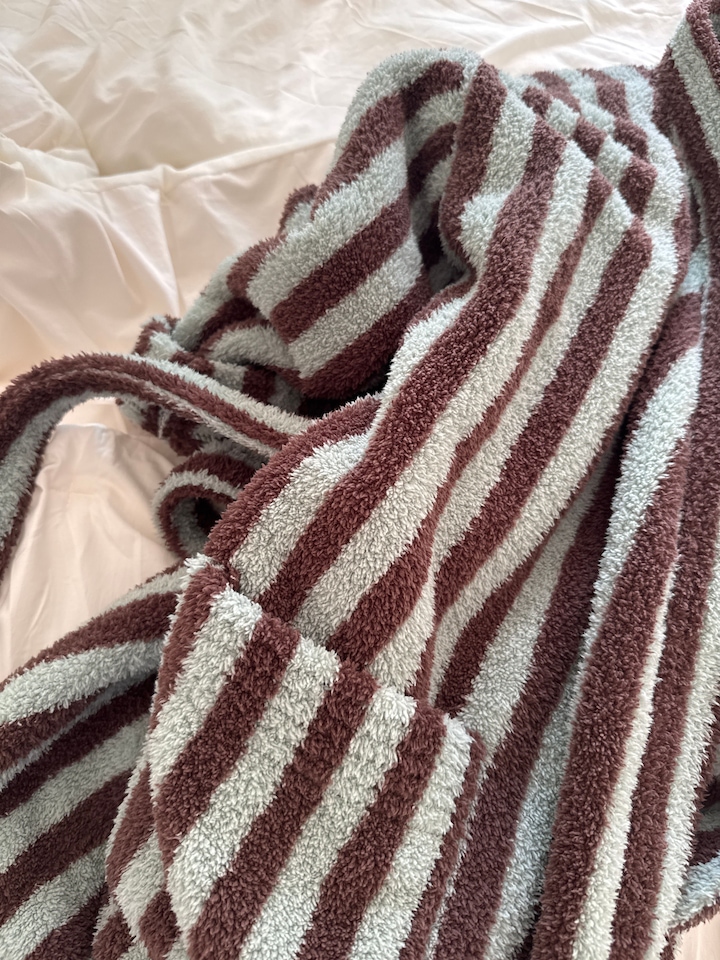 Soft Terry Stripe Robe user photo