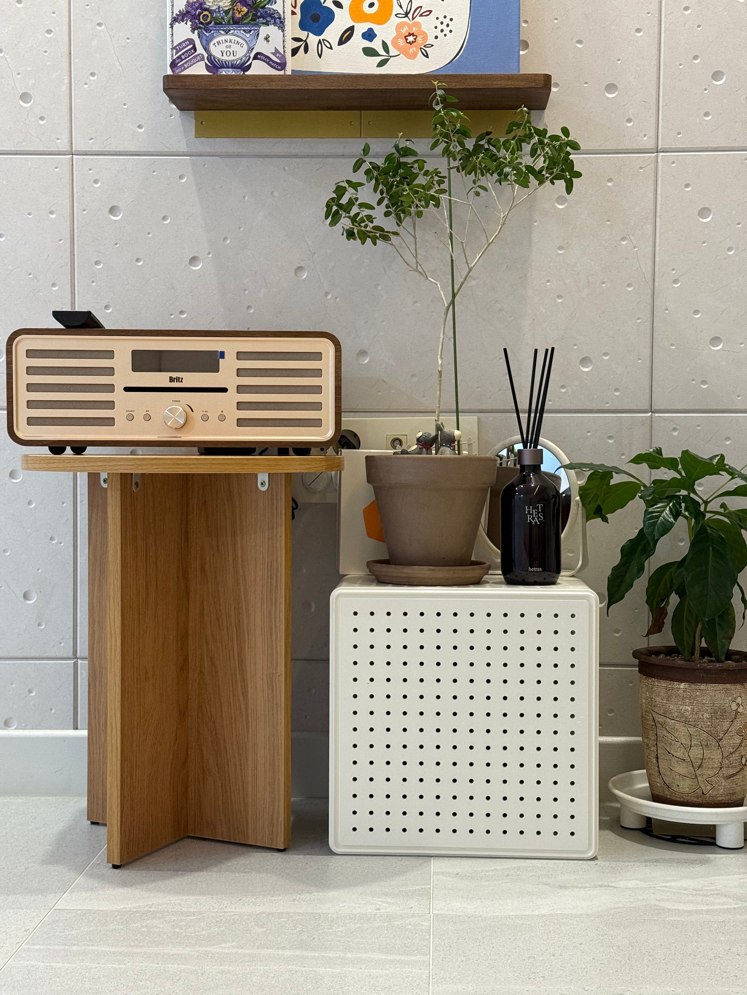 Pegboard Cable-Hiding Storage Cube user photo