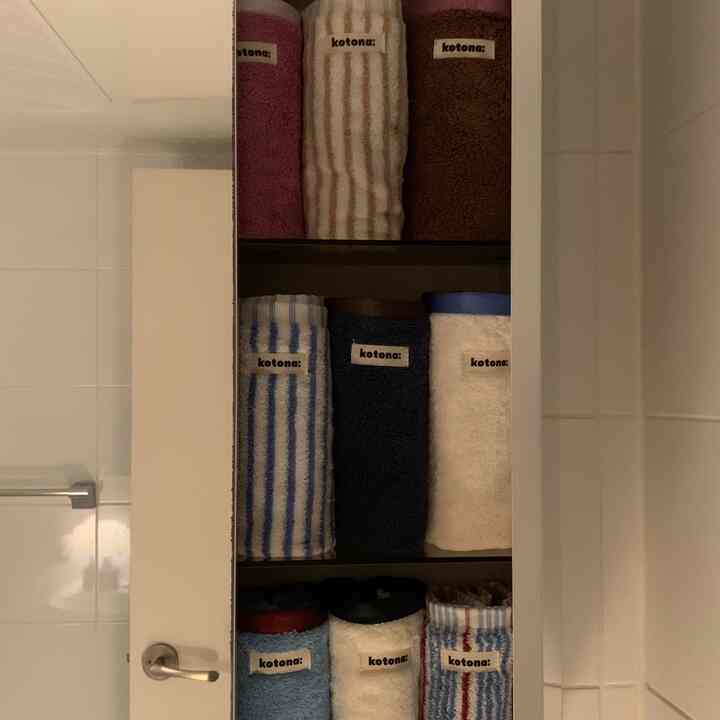 タオル［14色］を使ったコーディネート 2