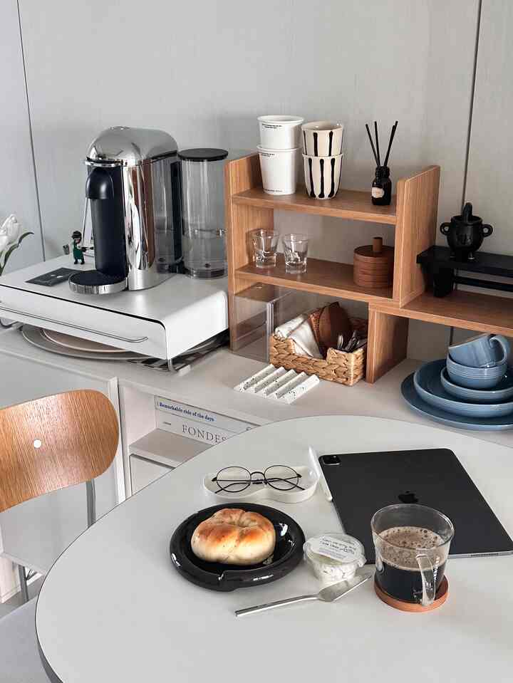 【DOUBLE NOD】ラウンド プレート S［3色］を使ったコーディネート 2