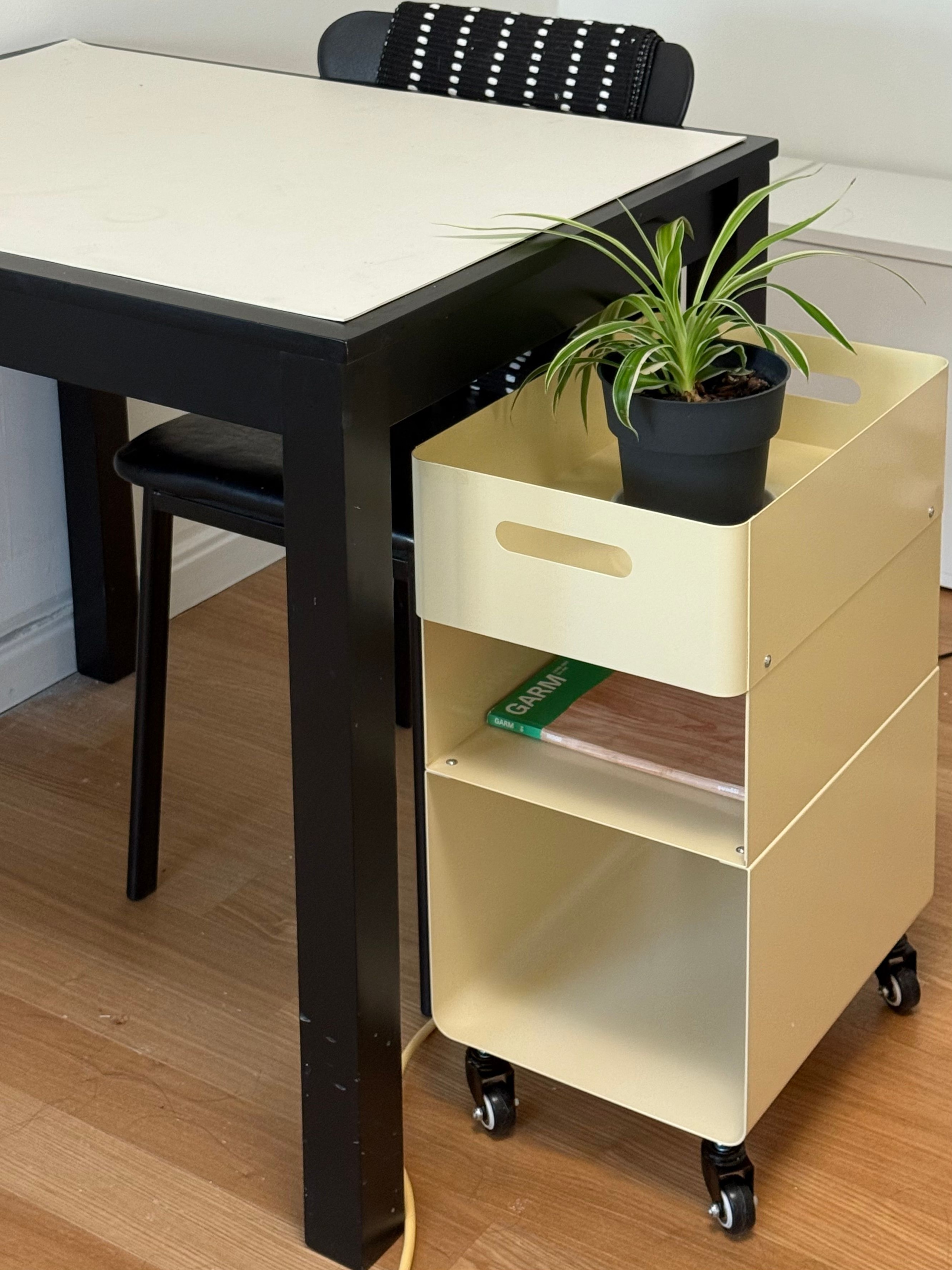 Ferox Steel Mid-Century Rolling Drawer Cart user photo