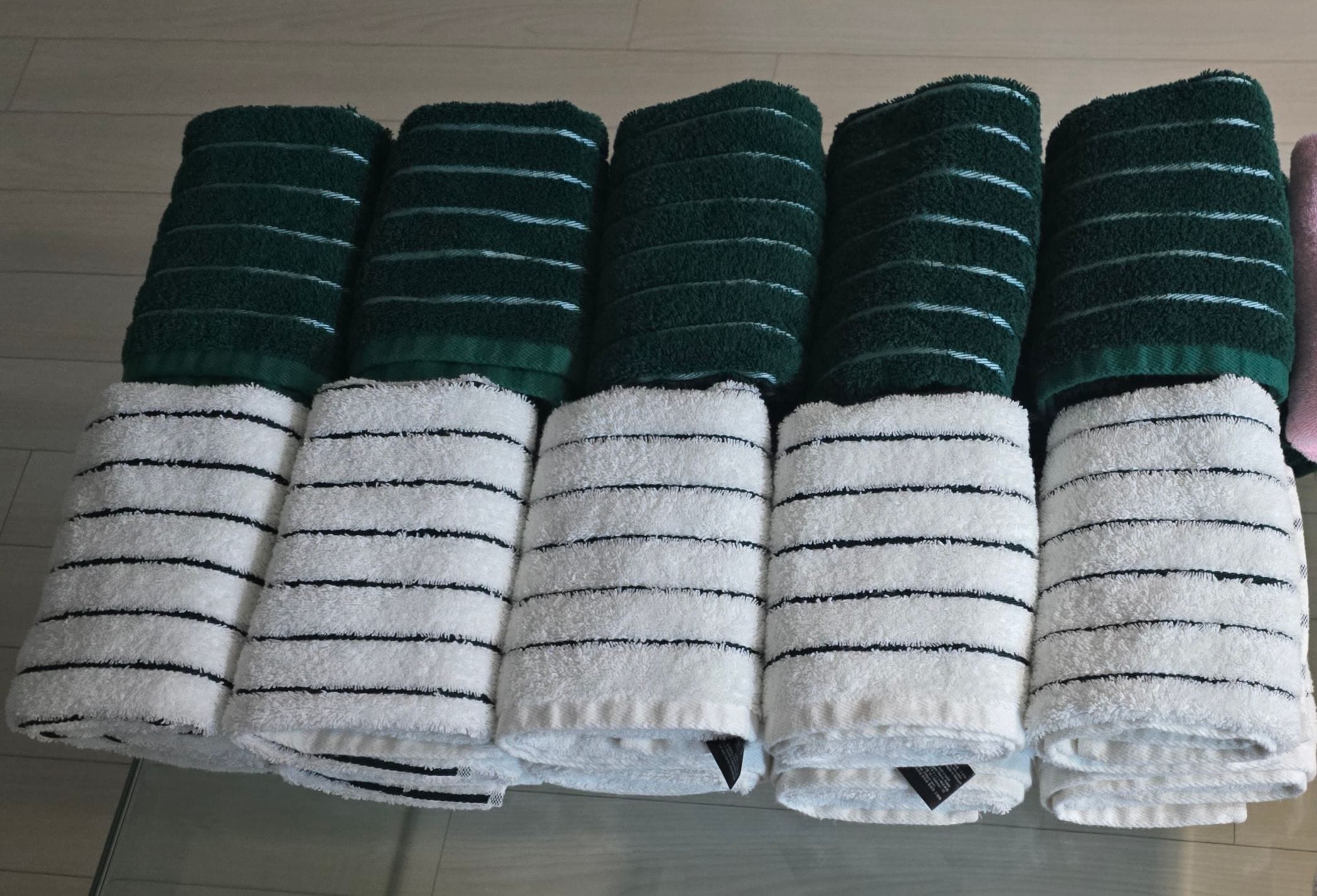 Lino Stripe Blended Yarn Towel (10-Pack) user photo