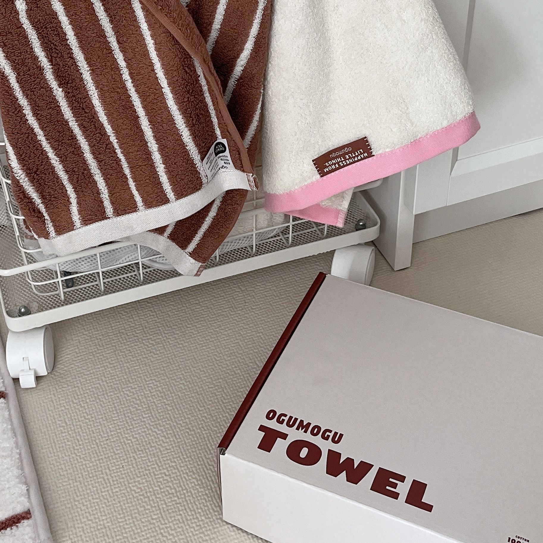 Striped + Solid Hand Towels – The Ice Cream Duo user photo