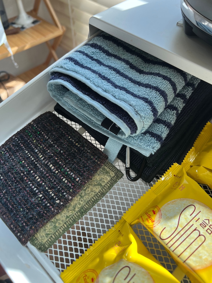 Hotel Collection Stripe & Solid Hanging Towel user photo