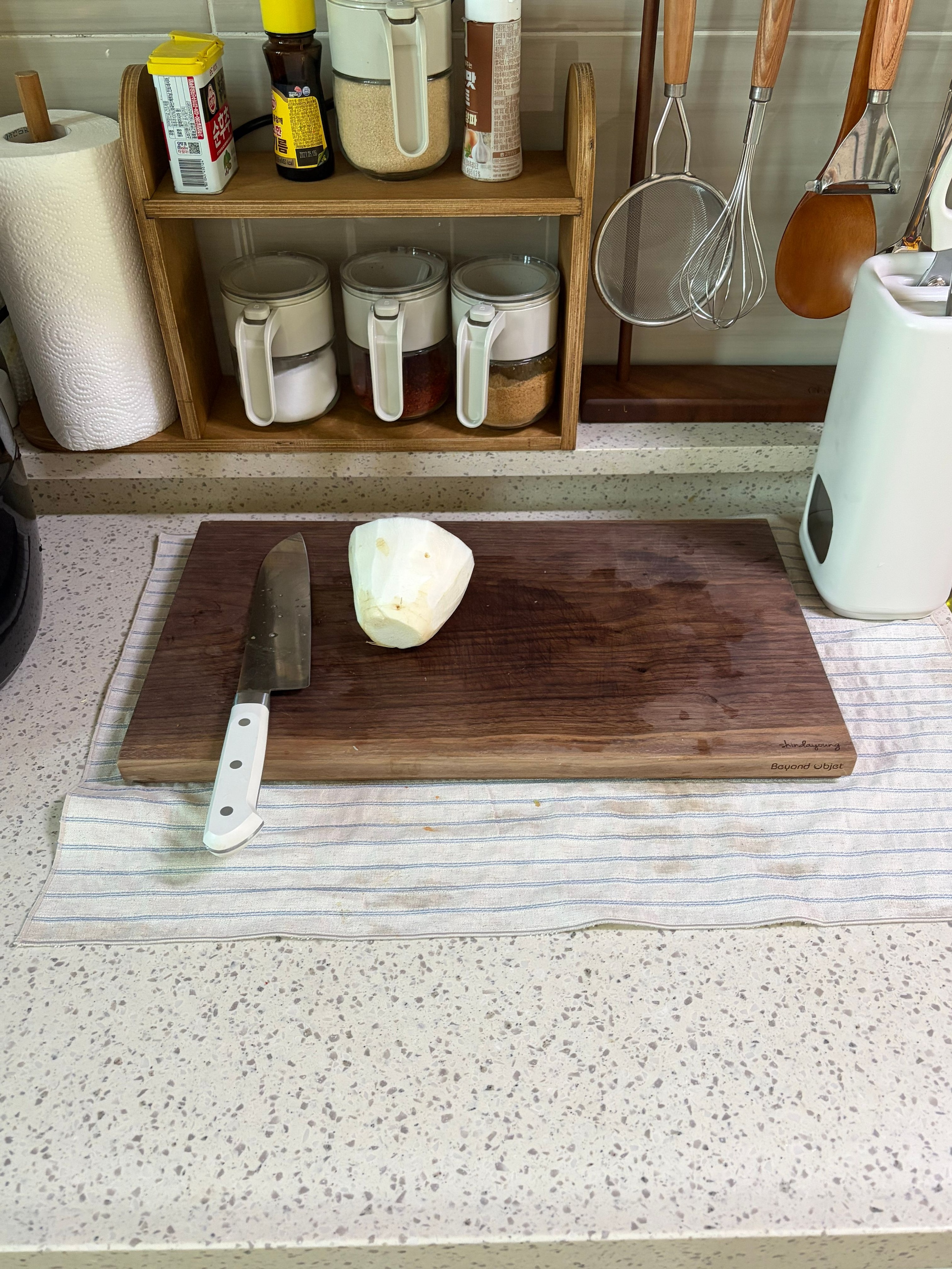 Natural Linen Stitch Kitchen Towel user photo