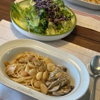 #오홈스토랑 #주말밥상 #집밥기록 #남편요리

남편의 주말 요리
삼배체굴 파스타, 김치어묵국, 소시지야채볶음