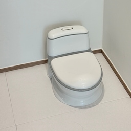복도 화장실 앞, 아기변기를 놓아주었어요🚽💩
저희 아가는 돌 되기 전, 배변훈련의 신호가 포착되었어요.
아직 걷지 못해서 성인변기에 결합해서 사용하는 제품을
사용할 수 없어 구매한 ‘두리 아기변기’
안에 바스켓이 분리가 되서 바로 변기로 내려주고
닦아주면 관리 끝! 생각보다 간편해서 좋았어요✨ 
용변을 보고 변기 위에 버튼을 눌러주면
물 내려가는 소리도 나요 🎶
#아기변기 #배변훈련 #돌아기선물 