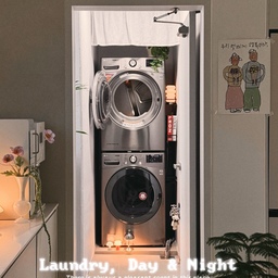 필요한 것만 담은, 우리 집 알짜배기 세탁실의 낮과 밤 ☀˚₊·🌙
기존에는 간이주방으로 쓰이던 공간이었는데, 리모델링하면서 과감하게 정리해 지금은 분리수거도 함께하는 다용도실로 사용 중이에요. 이 영상에는 안보이지만 옆 공간에 분리수거함을 공간에 맞춰 제작해서 함께 구성했답니다.
이 집으로 이사 오면서 좋있던 점이 정말 많았지만 반년 정도 살면서 지금까지도 짜릿하고(😖💗) 만족스러운 점 중 하나예요. 보기 싫은 분리수거함은 깔끔하게 숨기면서도 like 편의점처럼 종류별로 슉슉 버릴 수 있는거요...💟
조만간 우리 집 분리수거함을 어떤 구조로 제작했는지, 실제로 어떻게 사용하고 있는지도 팁아닌 팁으로 정리해서 가져올게요. 
오늘은 세탁실 가볍게 맛보기 .ᐟ (이 촬영법 상당히 마음에 듦⸝⸝ ᷇࿀ ᷆⸝⸝)
#맞팔환영 #맞팔 #선팔맞팔 #소통해요 #런드리룸 #세탁실인테리어 #다용도실 #40평대인테리어 #일상