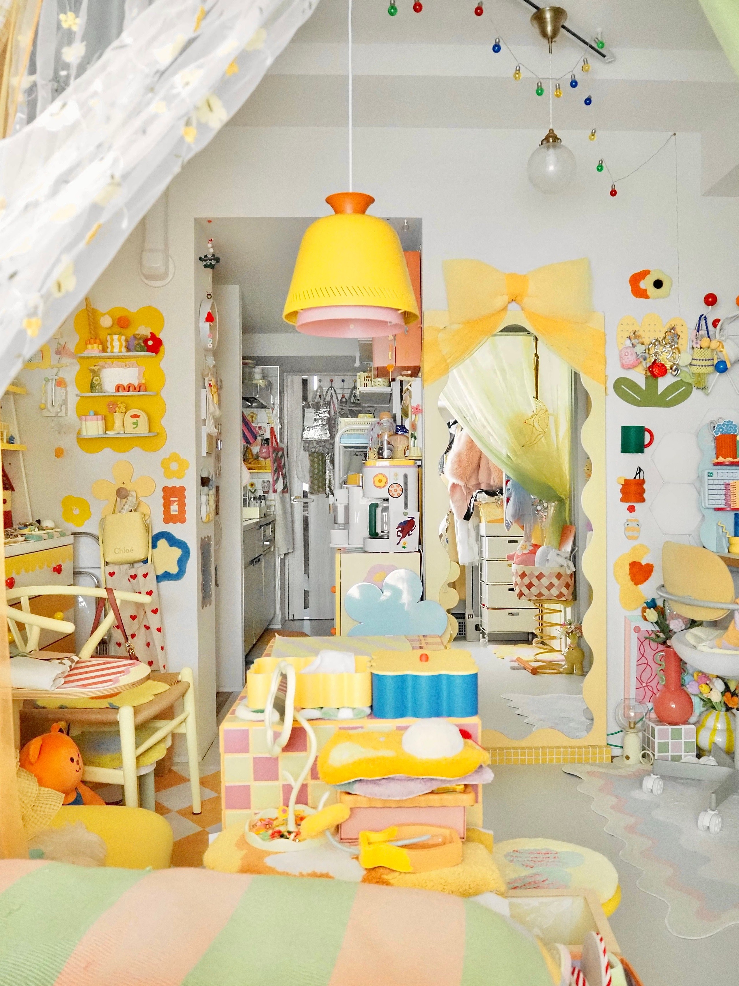 IKEA OMMJÄNGE オッミェンゲ ペンダントランプシェード, マルチカラー