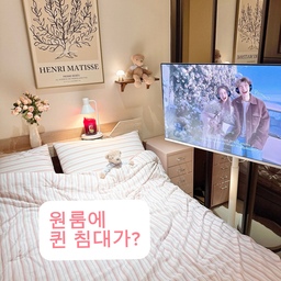 원룸에 퀸 침대가? 🤔
네… 넣었습니다.
작은 집이지만
침대는 포기 못했습니다.
부모님과 살 때 싱글 침대를 오래 써서
자다가 떨어진 적도 있거든요 😭
그래서 독립하면 “침대는 크게”가 목표였습니다.
엄마가 오면 같이 잘 수도 있고,
무엇보다 혼자 잘 때 여유가 다르니까요.
문제는 하나.
원룸에 퀸을 넣으면 방이 꽉 차 보일 수 있다는 것.
화이트로 깔끔하게 갈까,
차라리 어두운 톤으로 모던하게 갈까
고민도 했어요.
그런데 결국 깨달은 건
넓어 보이는 방보다
잠이 잘 오는 방이 더 중요하다는 것.
그래서 부드러운 핑크 톤으로 통일했습니다.
커튼, 침구, 5단 서랍장,
조화 꽃까지 같은 계열로 맞추니
침대가 커도 답답하기보다
포근하게 감싸주는 느낌이 나더라고요.
침대 옆 5단 서랍장은
수납력도 좋아서
좁은 공간에서 효자템입니다.
벽에는 크기가 다른 액자를
언밸런스로 걸고,
무타공 선반 위에는 테디베어를 올려
따뜻함을 더했습니다.
헤드 쪽에는 캔들 워머를 두어
향이 필요한 날엔 캔들,
그냥 분위기만 내고 싶은 날엔
조명처럼 사용해요.
그리고 결론은요.
원룸이라고 작은 침대만 정답은 아니더라구요. 색과 톤을 정리하면 퀸 침대도 충분히 어울립니다.
저는
방이 넓어 보이는 것보다
하루 끝에 푹 눕는 게 더 중요했거든요 😌
#콘수프기록집 #인테리어노하우 #침대 #원룸침대 #침실꾸미기 #이동식티비 #액자 #액자인테리어 #조명 #소품인테리어 #침구세트 #원룸꾸미기 #원룸인테리어 #자취방 #봄맞이인테리어 #자취방꾸미기  #작은방 #작은방꾸미기 #원룸공간분리 #삼탠바이미 #좁은방꾸미기 #침실스타일링   #원룸 #작은방인테리어 #조명추천  #침실인테리어 #침구 #침실조명 #침실꾸미기 #무타공벽선반 