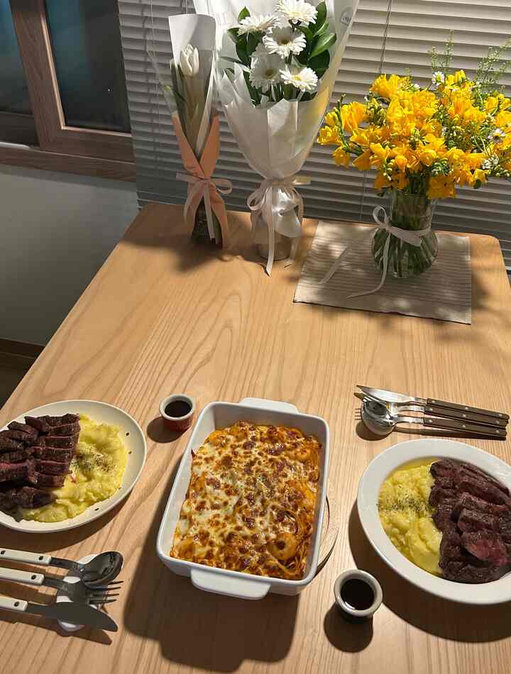 PLAIRE カトラリー 2人 8点セット［2色］を使ったコーディネート 2