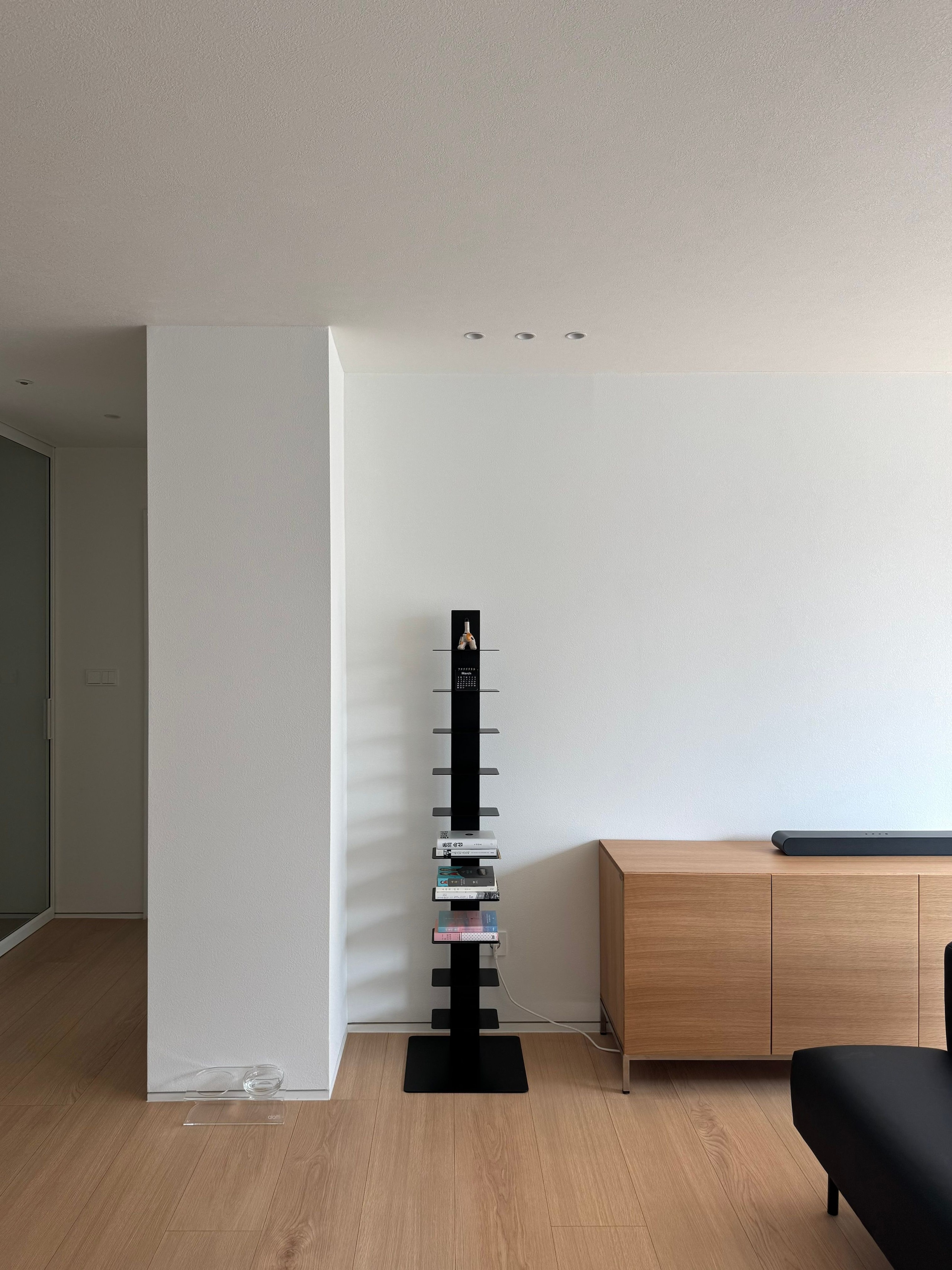 ohouse MILANO ブックシェルフ 120cm ホワイト nine home MILANO 回転