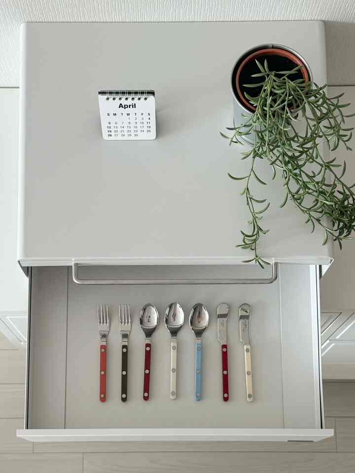 Bistro カトラリー デザート 3点セット［13色］を使ったコーディネート 1