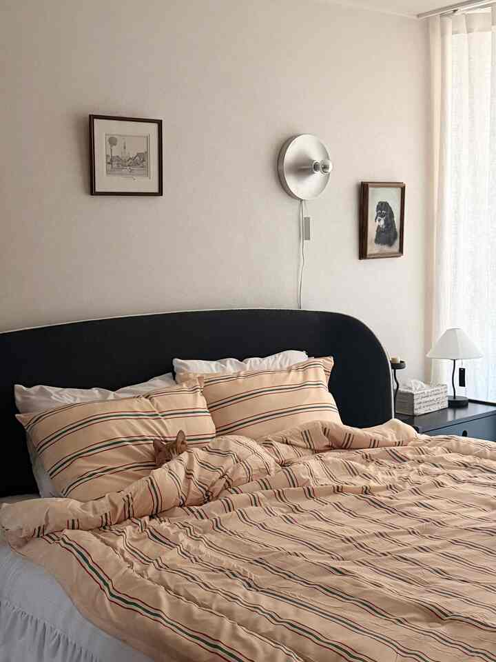 #예쁜템최고야 #콘수프기록집

日が暖かいので、コショウを洗ってくれました。🤭

シャワーで気分が悪い
しばらくベッドに横たわっていました。

もし風邪をひくのかと思って布団を覆った。
耳だけを抜いた - 🐈 

新しく交換した寝具も綺麗で、胡椒も可愛すぎてホダダック撮りました。   #집꾸미는중 #집꾸미기아이디어 #인테리어팁 #공간연출 #공간기록 #공간꾸미기 #아늑한집 #포근한집 #따뜻한집분위기 #침실공간 #침실연출 #베딩스타일  #조명인테리어  #반려묘공간 
