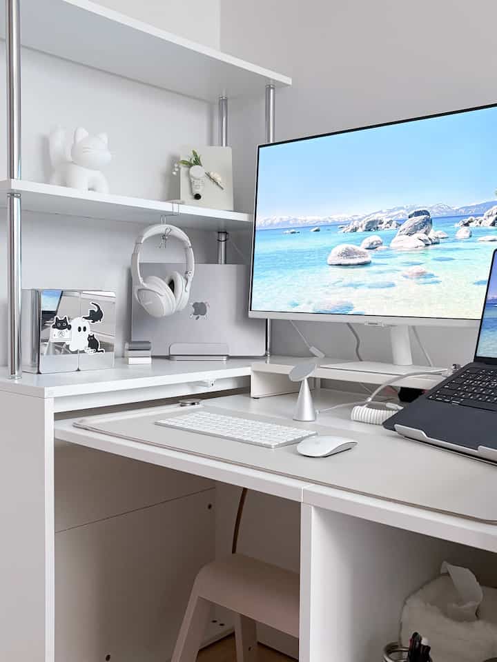  #화이트톤인테리어 #서재인테리어 #서재꾸미기 #재택근무 #재택근무공간 